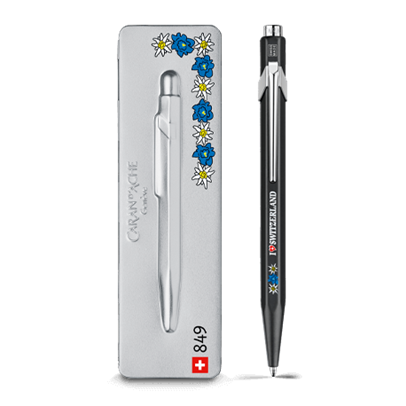 849™ エーデルワイス ボールペン スリムパック入 スイスのシンボルで