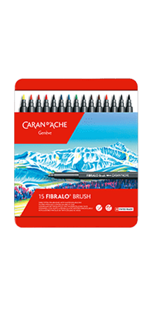 Caran D'ache 12 FANCOLOR MAXI Color Pencils #498.712