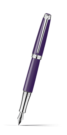 レマン ライラック シルバープレート＆ロジウムコート 万年筆