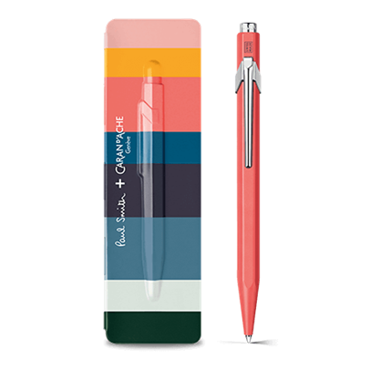 限定品 849 ポール・スミス ボールペン コーラルピンク 鮮やかな流行色