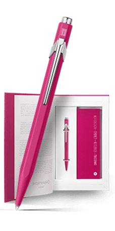 【EC限定】849 ボールペン パープリッシュレッド　ノートセット　青芯　