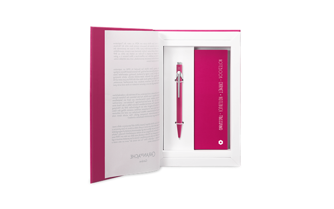 【EC限定】849 ボールペン パープリッシュレッド　ノートセット　青芯　