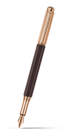 Rose Gold Plated VARIUS™ EBONY Fountain Pen