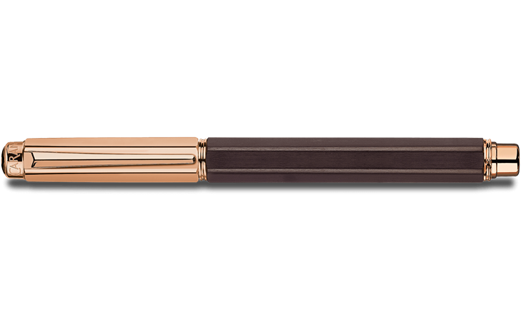 CARAN d'ACHE バリアス エボニー ローズゴールド バリアス エボニー ローズゴールドプレート 万年筆 ゴールドの洗練と