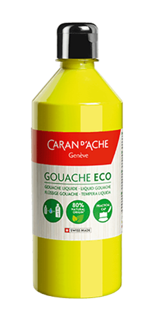 GOUACHE ECO 500 ml Zitrongelb Fluo