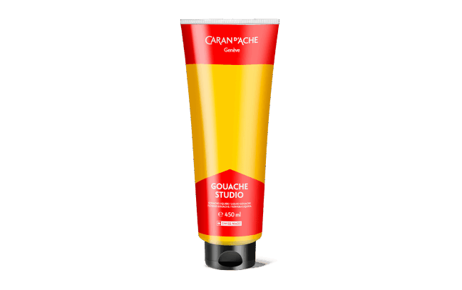 Tube 450 ml Gouache Studio Primärgelb