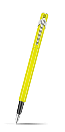 Stylo Plume 849 Vernis Jaune Fluo