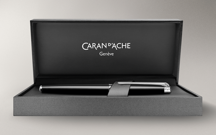 レマン スリム万年筆 エボニーブラック M | Caran d'Ache JP