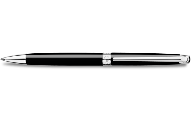 Kugelschreiber LÉMAN SLIM Ebenholzschwarz