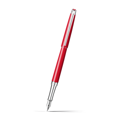 レマン スリム 万年筆 スカーレットレッド F | Caran d'Ache JP