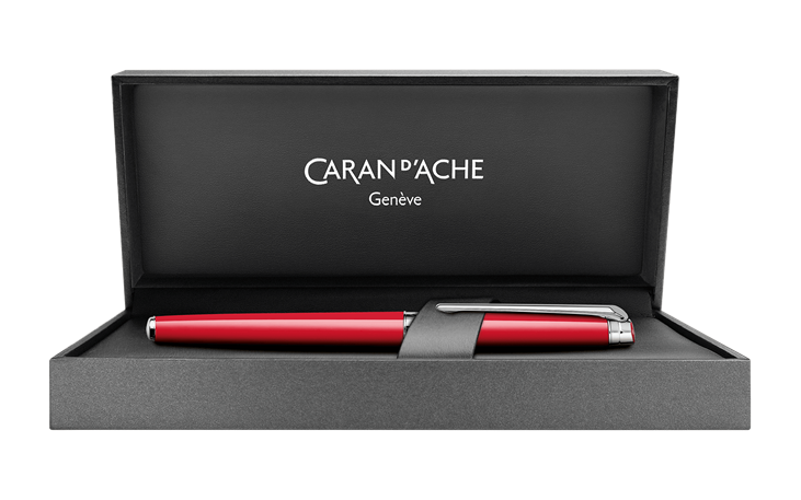 レマン スリム ローラーボール スカーレット レッド | Caran d'Ache JP