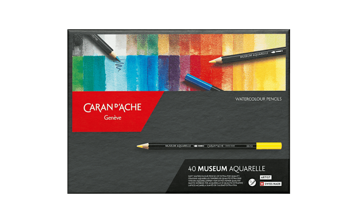 ミュージアムアクアレル 水溶性色鉛筆 40色セット | Caran d'Ache JP