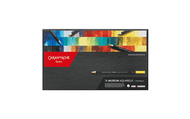 ミュージアムアクアレル 水溶性色鉛筆 76色セット | Caran d'Ache JP