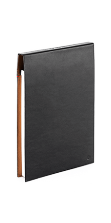 BLACK LEATHER A5 NOTEBOOK