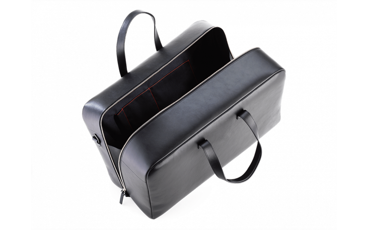 Sac Voyage En Cuir Treby Noir – Neuf Avec étiquettes, Marque Noir