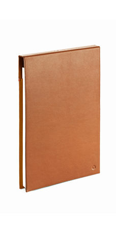 BEIGE LEATHER A5 NOTEBOOK