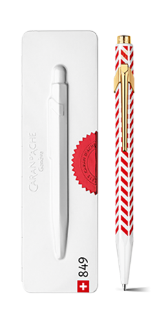 【限定】849 シェブロン ボールペン