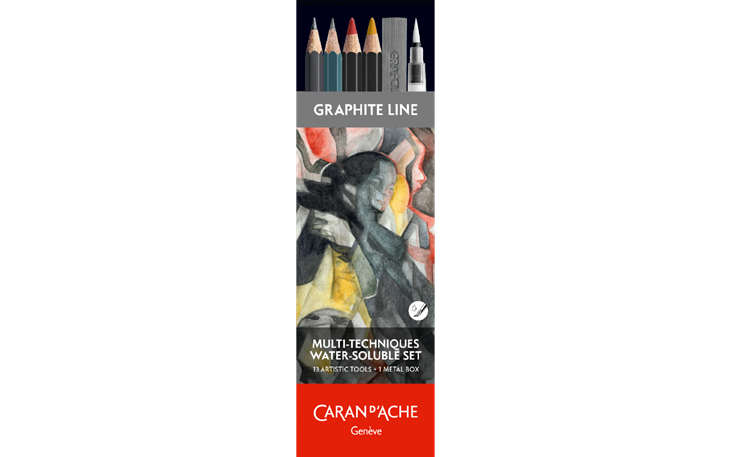 Water-soluble Set 13 Tools GRAPHITE LINE | Caran d'Ache US