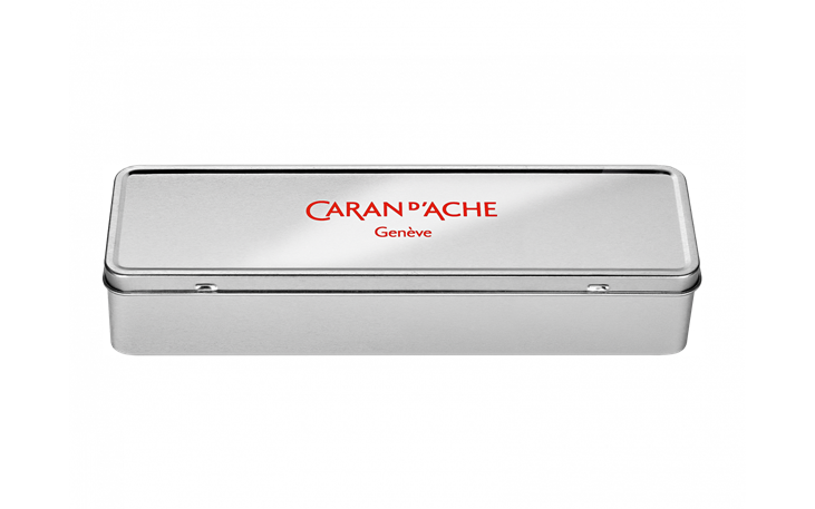 【世界4000部限定】タンタンÉdition du centenaire Box Empty XL grey metal box | Caran d'Ache US