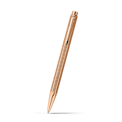 エクリドール シェブロン ボールペン ローズゴールドプレート | Caran