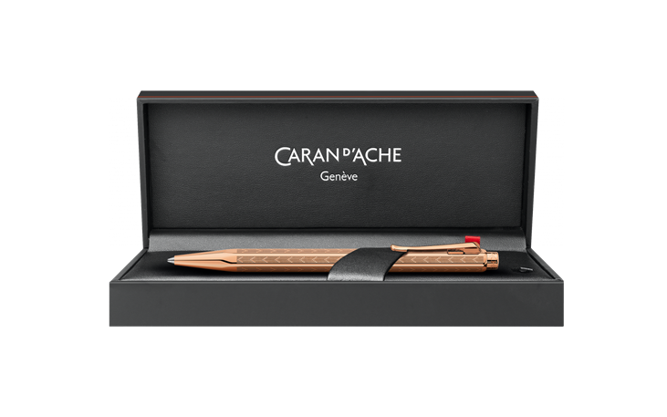 エクリドール シェブロン ボールペン ローズゴールドプレート | Caran