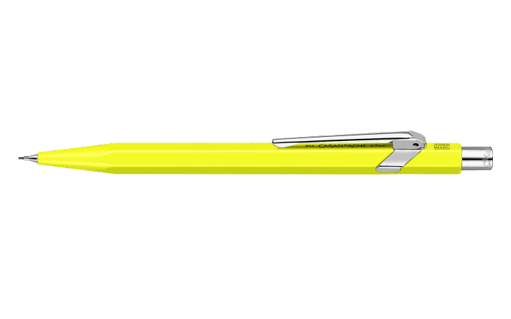 849™クラシックライン メカニカルペンシル 蛍光イエロー 0.7B | Caran