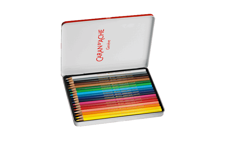 Caran d'Ache Museum 水彩色鉛筆セット 18色 Caran d'Ache Museum 水彩色鉛筆セット 18色 CARAN d'ACHE - カラン