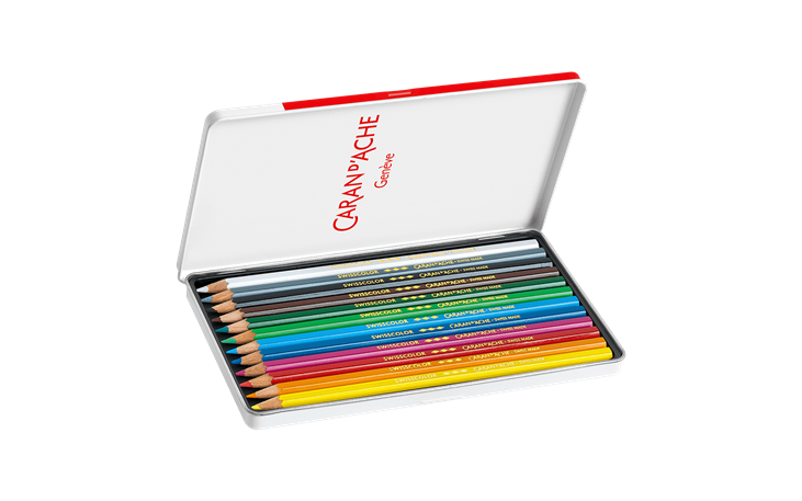caran d'ache 油性 色鉛筆 30色 CARAN D'ACHE カランダッシュ 色鉛筆 スプラカラーソフト水溶性色鉛筆