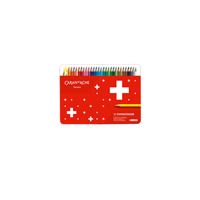 スイスカラー 油性色鉛筆 30色 | Caran d'Ache JP