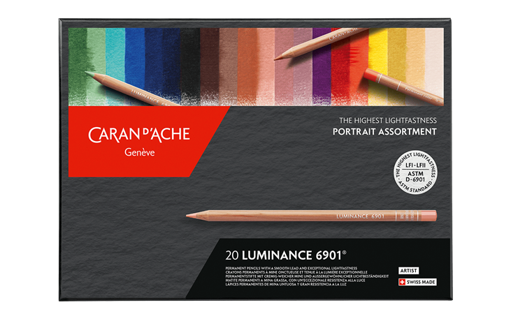 カランダッシュ 20 LUMINANCE 6901 FABER CASTELL Caran D'Ache : Luminance 6901 : Color Pencil : Set Of 20