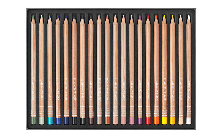 Box of 20 Colours LUMINANCE 6901™ - « Portrait » assortment