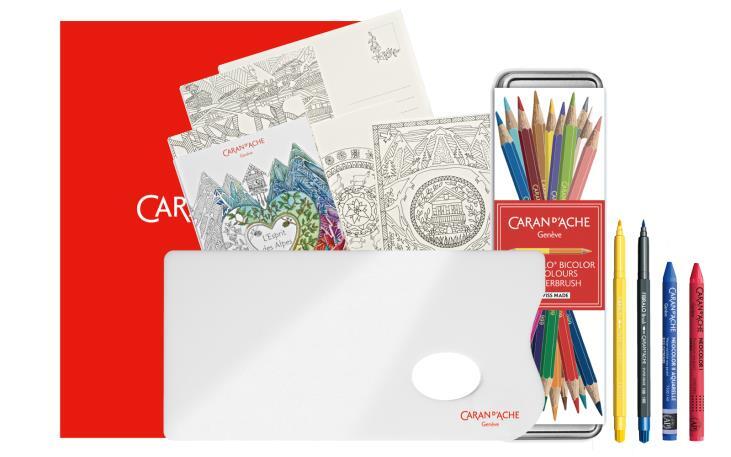 EC限定】ビギナーのための“大人の塗り絵”セット Caran d'Ache 7,700,00¥