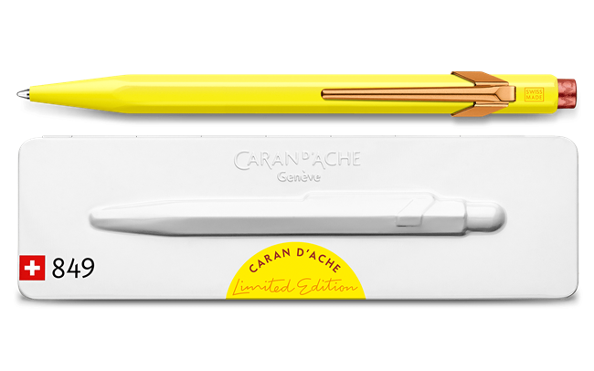 LAST PIECES - Ballpoint Pen 849 CLAIM YOUR STYLE Canary Yellow Special Edition