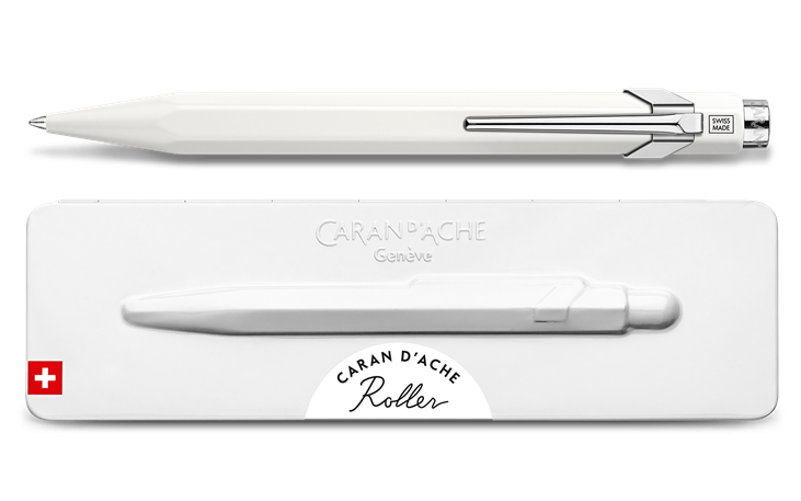 Roller Pen 849™, White with etui | Caran d'Ache US