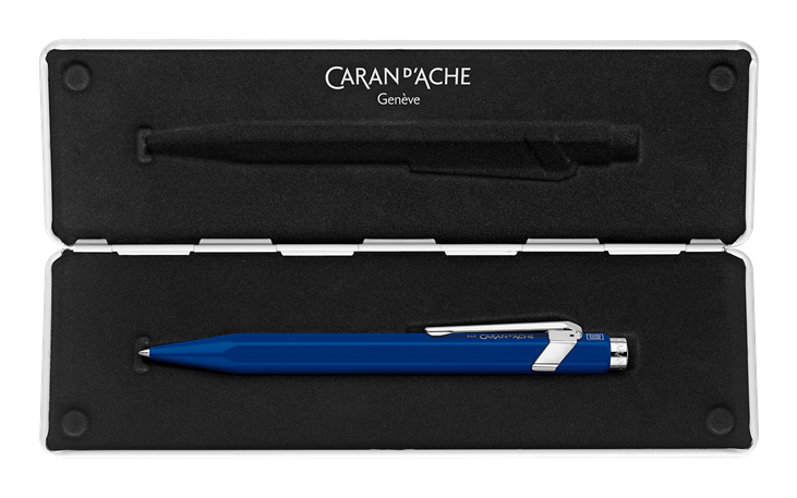 849™ ローラーボール ゲル マットブルー | Caran d'Ache JP