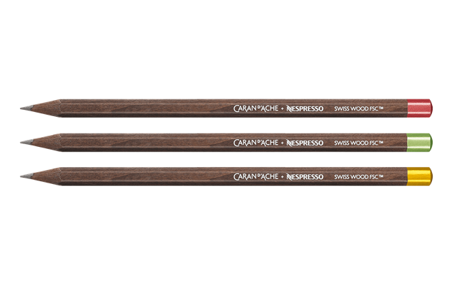 Set 3 Crayons SWISS WOOD NESPRESSO Édition Spéciale n°4