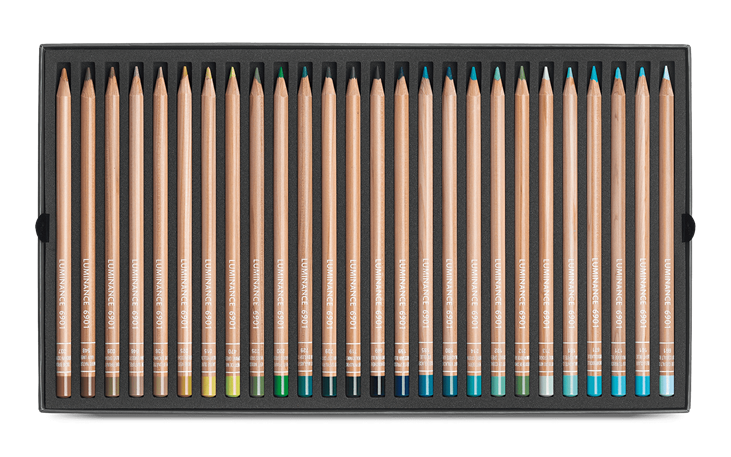 Box of 100 Colours LUMINANCE 6901™ + 2 Blender | Caran d'Ache BE