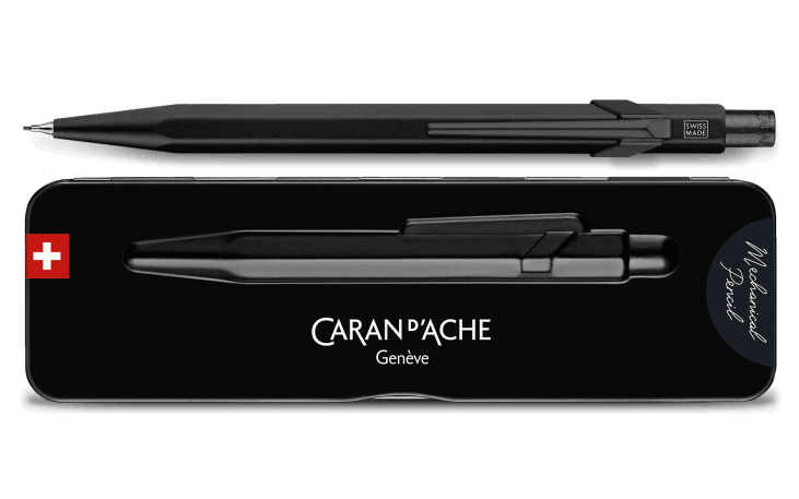 849™プレミアム ブラックコード メカニカルペンシル 0.7HB | Caran d