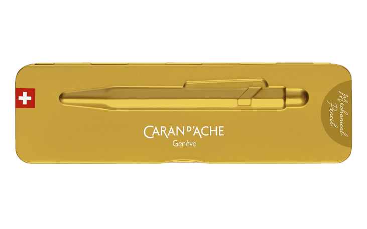 849™プレミアム ゴールドバー メカニカルペンシル 0.7HB | Caran d'Ache JP