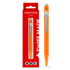 849 ギフトパッケージ 蛍光オレンジ ボールペン | Caran d'Ache