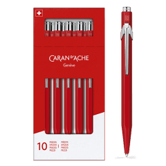 Box 10 Kugelschreiber 849 CLASSIC LINE rot