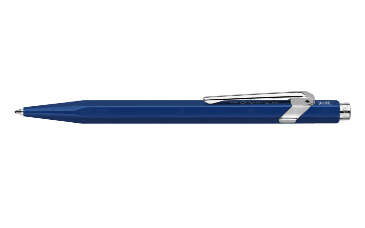 Box of 10 Sapphire Blue ballpoint pens 849™ CLASSIC LINE | Caran d