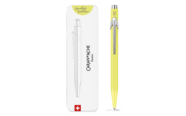 Ballpoint Pen 849™ Textured Fluorescent Yellow Pastel Special