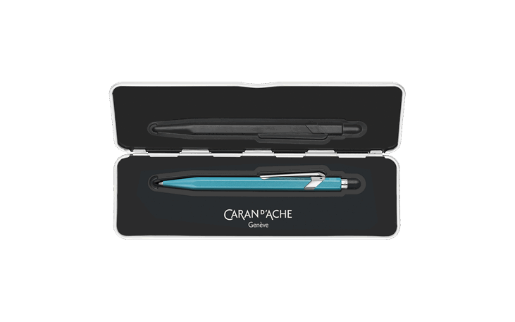 Ballpoint Pen 849™ COLORMAT-X Turquoise | Caran d'Ache US