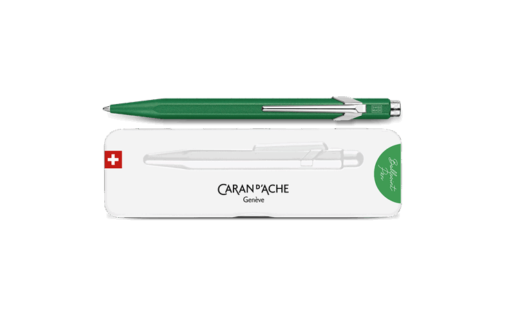 Ballpoint Pen 849™ COLORMAT-X Green | Caran d'Ache US
