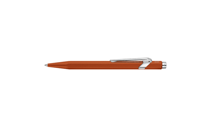 849™カラーマットX オレンジ ボールペン スリムパック入 | Caran d'Ache JP