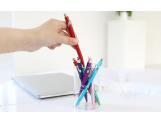 Boîte de 10 Stylos Bille 849 COLORMAT-X Verts