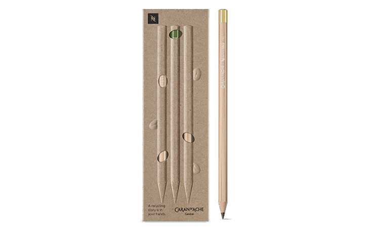 Caran d'Ache Nespresso BP　E1/E2/E3　3本セット Set of 3 NESPRESSO Graphite Pencils 2nd Special Edition | Caran d