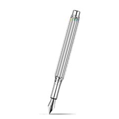 Silver-Plated and Rhodium-Coated VARIUS RAINBOW Fountain Pen limitierte Edition
