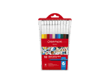 Box of 10 water-soluble fibre-tipped pens SCHOOL LINE